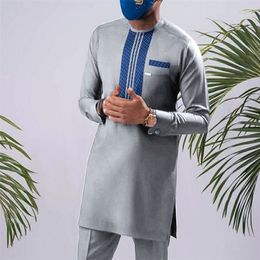 Мужская одежда социальное костюм для блузки и брюк -брюк