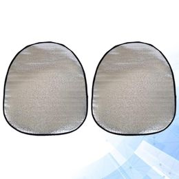 Steering Wheel Covers 2pcs Summer Car Cover Sun Visor Sunshade Accessories Sleeve ProtectorSteering