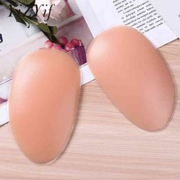 1 Pair Sile Hip Butt Pads Buttocks Enhancers Inserts Comfortable Removable Reusable Hip Padding Padded Women Push Up Panties Y220411