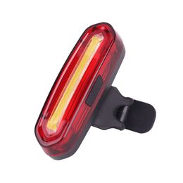 Hot LED Flashlight Bike Taillight Waterproof Riding Rear Light Led USB Chargeable Mountain Bikes Cycling Flash Light Tail-lamp Bicycle Tail Lights Lamp Free ship