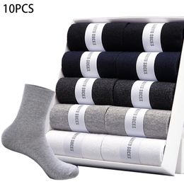 Men's Socks Styles 10 Pairs / Lot Plus Size Casual Business Men Cotton Breathable Spring Summer Winter for Male 220328