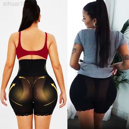 Shorts Sexy Butt Lifter Big Ass Padded Hip Enhancer Shapewear Women High Waist Trainer Dij Smarter Body Shaper Control Panties L220802