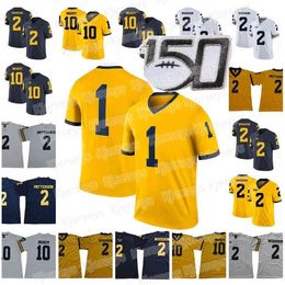 N3740 Man Kids Custom College Football 2 Shea Patterson Jerseys Michigan Wolverines 18 Brandon Peters 83 Zach Gentry Grant Perry Tom Brady Jabrill