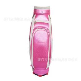 OEM golf bag women's golf bag super Fibre leather waterproof portable bucket bag 5 squares