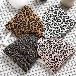 Beanie/Skull Caps Women Winter Leopard Print Hat Fashion Ladies Wool Warm Knitted Animal Beanie Thick 2022 Elob22