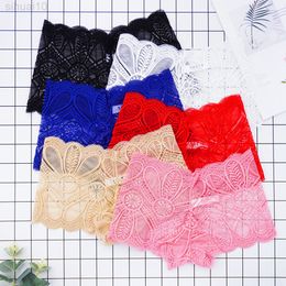 3 pcs/party Sexy Women Briefs Boxer Shorts Underwear Mid Waist Underwear Full Lace Hollow Out Briefs Comfortable Boys Shorts L220801