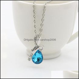 Pendant Necklaces Necklace Women Austrian Pendants Chain Fine Jewellery For Carshop2006 Drop Delivery 2021 Carshop2006 Dhhar