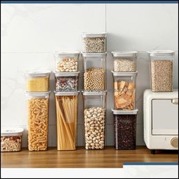 Food Savers Storage Containers Kitchen Organisation Kitchen Dining Bar Home Garden Sealed Tank Grains Coffee Beans Dried Fruit Container
