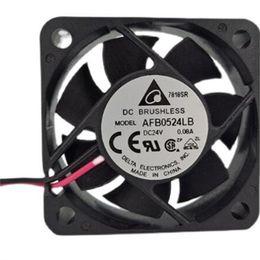 Wholesale: Delta AFB0524LB 50*50*15mm 24V 0.08A two-wire industrial fan