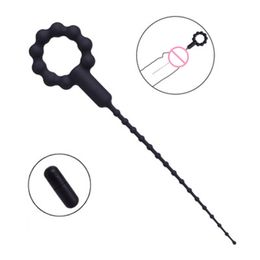 Penis Plug Urethral Vibrator sexy Toys For Men Adult Games Horse Eye Silicone Products Ejaculation delay toy