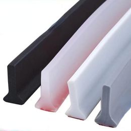 Bathroom Water Baffle Bar Sanitary Spacer Home Toilet Partition Kitchen Self adhesive Silicone proof Ware 220523