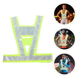 Motorcycle Apparel 2pcs Reflective Running Gear High Visibility Safety Band Fluorescent BeltMotorcycle