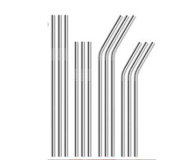6MM 150MM/160MM 180MM 304 Stainless Steel Straw Reusable Drinking Straws For Home Party Wedding Bar Drinking Tools Barware Ordinary Polishi