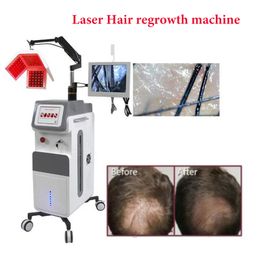 Newest Diode Laser Hair Growth Machine Professional Scalp Hair Loss Treatment vertical Equipment Salon Use