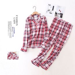 JULY'S SONG Woman Cotton Printing Pajamas Long Sleeves Women's Trousers Set Casual Soft Sleepwear Suit Homewear W220328