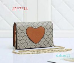 2022-Top Quality Women Mens Shoulder Bag Fashion Mini Messenger bags Coated Canvas With Genuine Leather Classic Cross Body Bag With Dust Bag