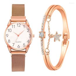 Wristwatches 2022 Watches Fashion Small And Delicate European Beauty Simple Casual Bracelet Watch Suit Ladies Woman Clock Gift