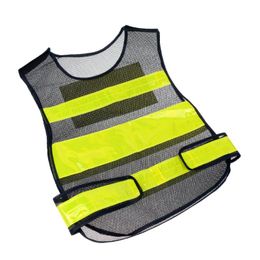 Motorcycle Apparel High Quality Mesh Safety Vest Adjustable Waist Security Reflective VestMotorcycle