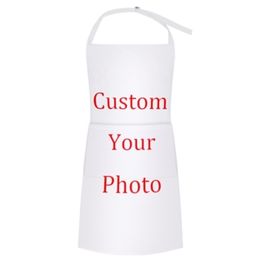 Customise Your Grill Kitchen Chef Linen Apron BBQ Baking Cooking for Men Women Adjustable D220704