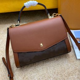 High Quality Crossbody Bag Spring Handbag Purse Fashion Letter Patchwork Colour Shoulder Bag Paint Cowhide Leather Hand Bags