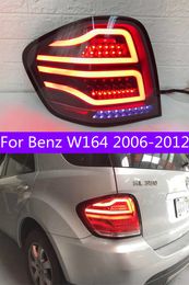 Car Tail Light For Benz W164 2006-2012 ML350 ML400 ML500 LED Taillights Turn Signal Fog Lights Reversing Brake Light DRL Tuning Rear Lamp