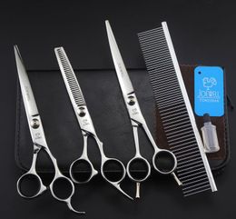 JOEWELL 7.0 inch 4CR stainless steel hair cutting scissors kit good price professional barber tool set