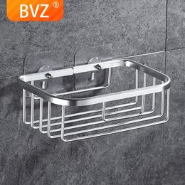 BVZ A Style Short Bathroom Accessories Shelf Holder Space Aluminum Shower Shampoo Soap Cosmetic Shelves Y200407