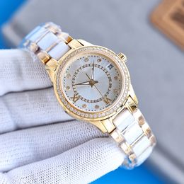 Fashion womens Watch Mother Of Pearl Dial Fashion Ladies Fully Automatic Mechanical Movement Sapphire Scratch Resistant Glass Ceramic Steel Band High Quality aaa