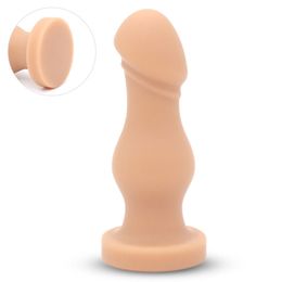 Soft Dildo Anal Plugs High Quality Silicone Butt Plug with Strong Suction Cup Female Masturbator Erotic Sex Toys for Couple 220725