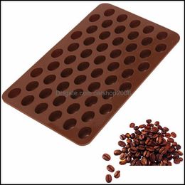 Baking Pastry Tools Bakeware Kitchen Dining Bar Home Garden High Quality Chocolate Mould Sile Coffee B Dhfsv