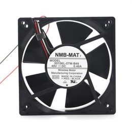 Wholesale fan: original nmb 5015kl-07w-b49 12.7cm 12738 48v0.46a three-wire double ball cooling fan