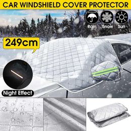 Car Covers Waterproof Outdoor Sun UV Protection Cover For Reflector Dust Rain Snow Protective Suv Sedan Hatchback Anti-UV