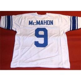 Chen37 Man Youth women Vintage CUSTOM BRIGHAM YOUNG COUGARS #9 JIM McMAHON Football Jersey size s-5XL or custom any name or number jersey