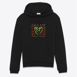 Women's Hoodies & Sweatshirts Women Cotton Sweatshirt Men Plus Size SL Brand Letter Print Black Hooded Pullover Female Fashion Casual Loose