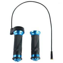 Bike Brakes Electric Bicycle Twist Throttle Ebike Speed Control For Bafang Mid Drive Motor Blue