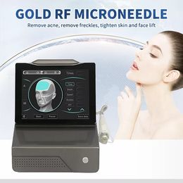 Portable RF fractional micro-needle machine stretch marks remover skin lifting rejuvenation wrinkle removal machine with cold hammer