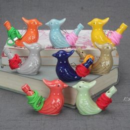 Ceramics Water Bird Whistle Ceramics Crafts Small Birds Whistles Travel Souvenir Children Birthday Gift Toy Home Decoration BBB14706