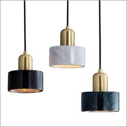 Pendant Lamps Modern Marble Lights For Dining Room Living Decoration Led Hanglamp Cafe Bar Chandelier Bedroom Loft Home LuminairePendant