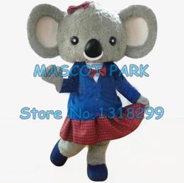 Mascot doll costume mascot 1 piece cute koala boy/girl mascot costume adult size cartoon koala theme anime costumes carnival fancy dress