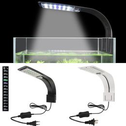 Firya US 110V rium Led Lighting Super Slim X5 Clipon Plant 10W Grow Light Fish Tank Energy Saving Lights Y200917