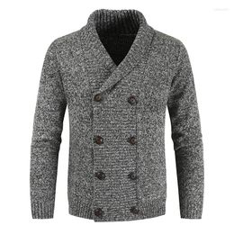 Maglioni maschili a maglia da uomo cardigan autunno 2022 marchio casual uomo moda maglieria giovanile cardiganmen a doppio petto