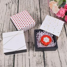 Gift Wrap Flower Handmade Soap Box Chocolate Present Packaging Boxes Sweet Dragees Party Wedding Favour For Cake Boite Candy BoxGift