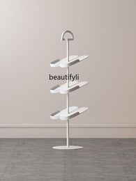 Hooks & Rails ZqSimple Shoe Rack Narrow Door Small Home Storage CornerHooks