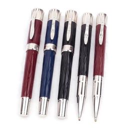 M Rollerball Ballpoint Pen Great Writer Edition Mark Twain Black Blue Wine Red Resin Engrave With Serial Number 0068/8000