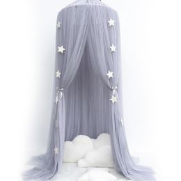 Hanging Baby Bed Canopy Mosquito Net Dome Dream Curtain Tent Crib Netting Round Hung Kids Children Room Decor Y200417