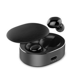 New TWS headset binaural call 5.0 low power wireless earbuds with good quality 360 degree rotating charging bin