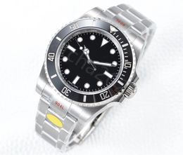 Mens Watches Rollexs Factory Luxury Super Watches 904L Steel 114060 Mens Automatic Eta Cal.Men black Ceramic Bezel DATE Luminous Calendar Sapphire Sport Watch X