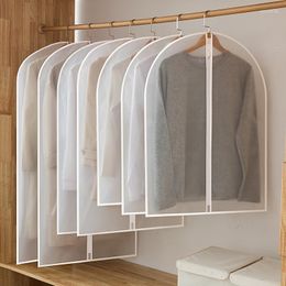 Clothing Storage & Wardrobe Clothes Hanging Dust Cover Bottom Opening Dress Suit Coat Bag Case Organizer CoverClothing