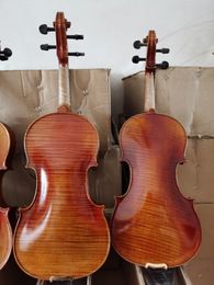 Italy Top Oil Varnish Violin! Great Stradivari Messiah Style Red 4/4 Violin Master Tone! case bow Strings violino