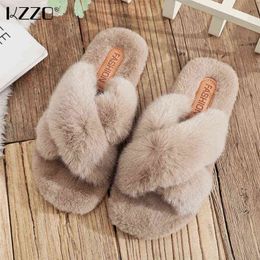 Kzzo New Bowl Fashion Women Slippers Home Shoes Soft Indoor Slippers Antislip Casual Slippers Comfortable Home Leisure Flats J220716